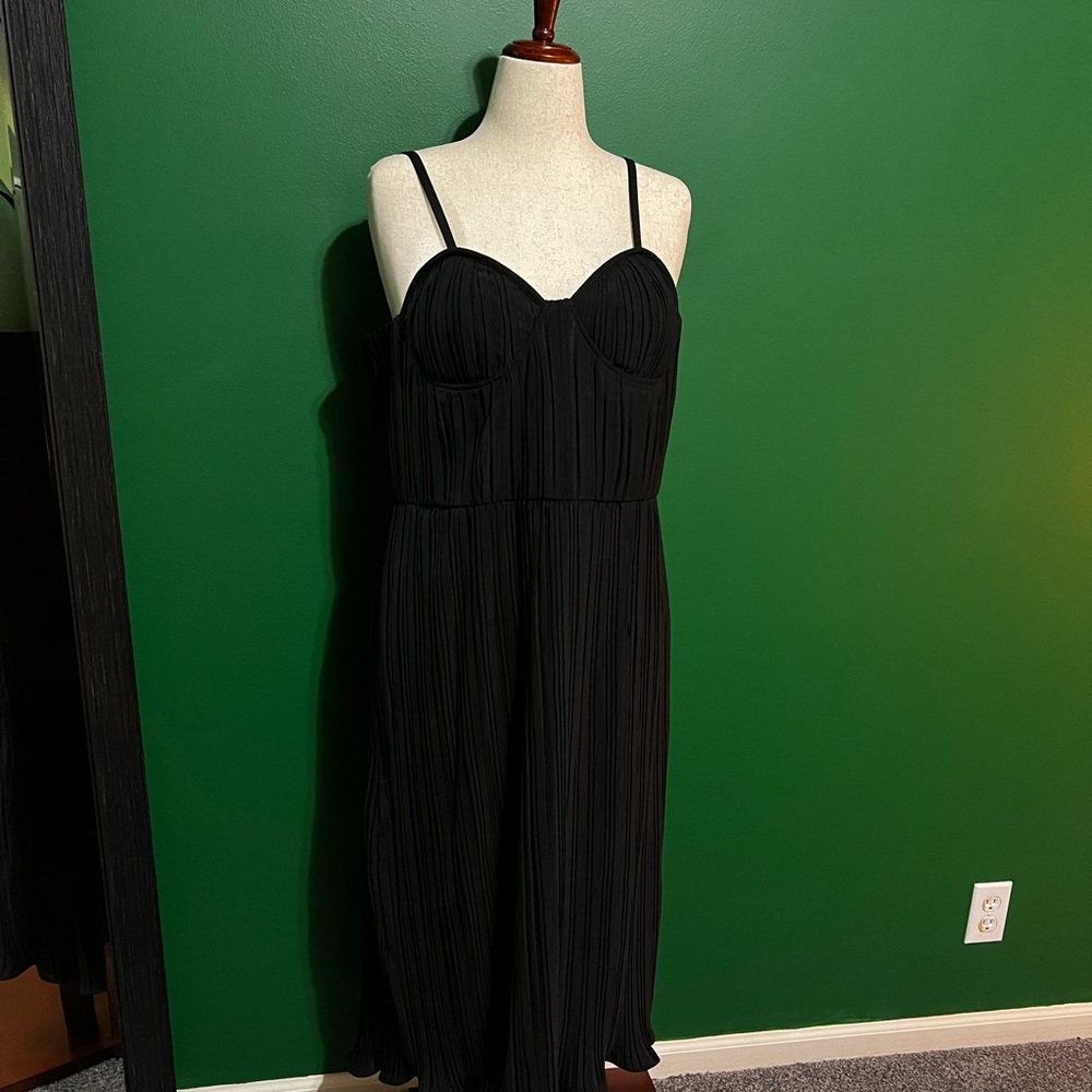 DKNY Pleated Dress